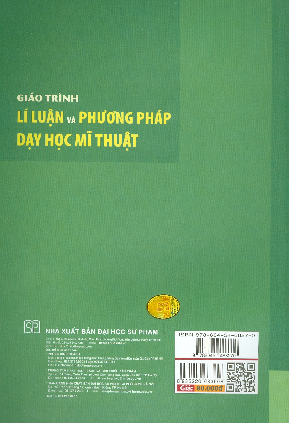 Sách - Giáo trình Lí luận và Phương pháp dạy học Mĩ thuật