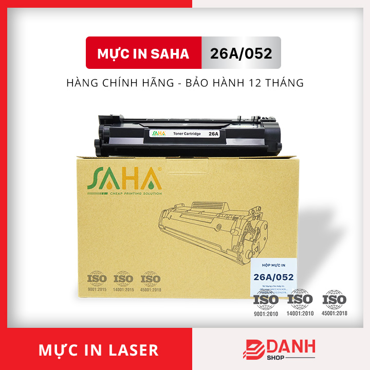 Mực in SAHA 26A sử dụng cho máy in HP M402 / 426 - Hàng chính hãng