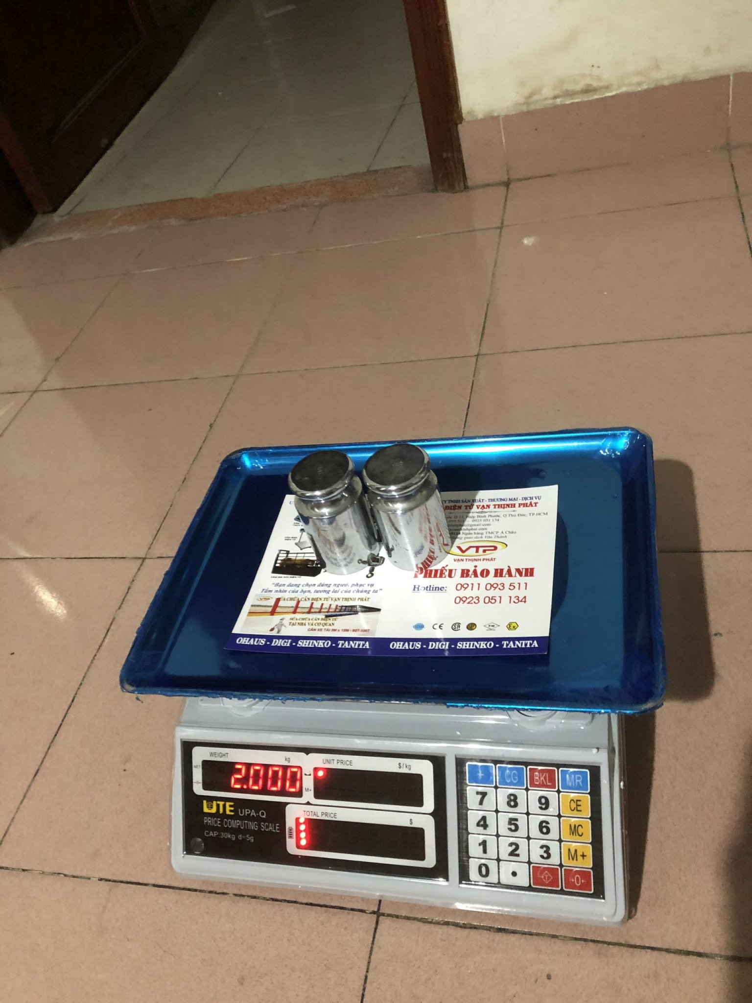 Cân Điện Tử Tính Tiền UTE UPA-Q 30 KG