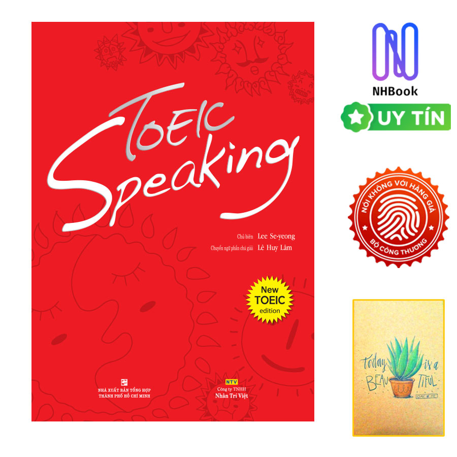 Sách Học Tiếng Anh - TOEIC Speaking - Kèn file Nghe -  Bìa Mềm - Nhân Trí Việt