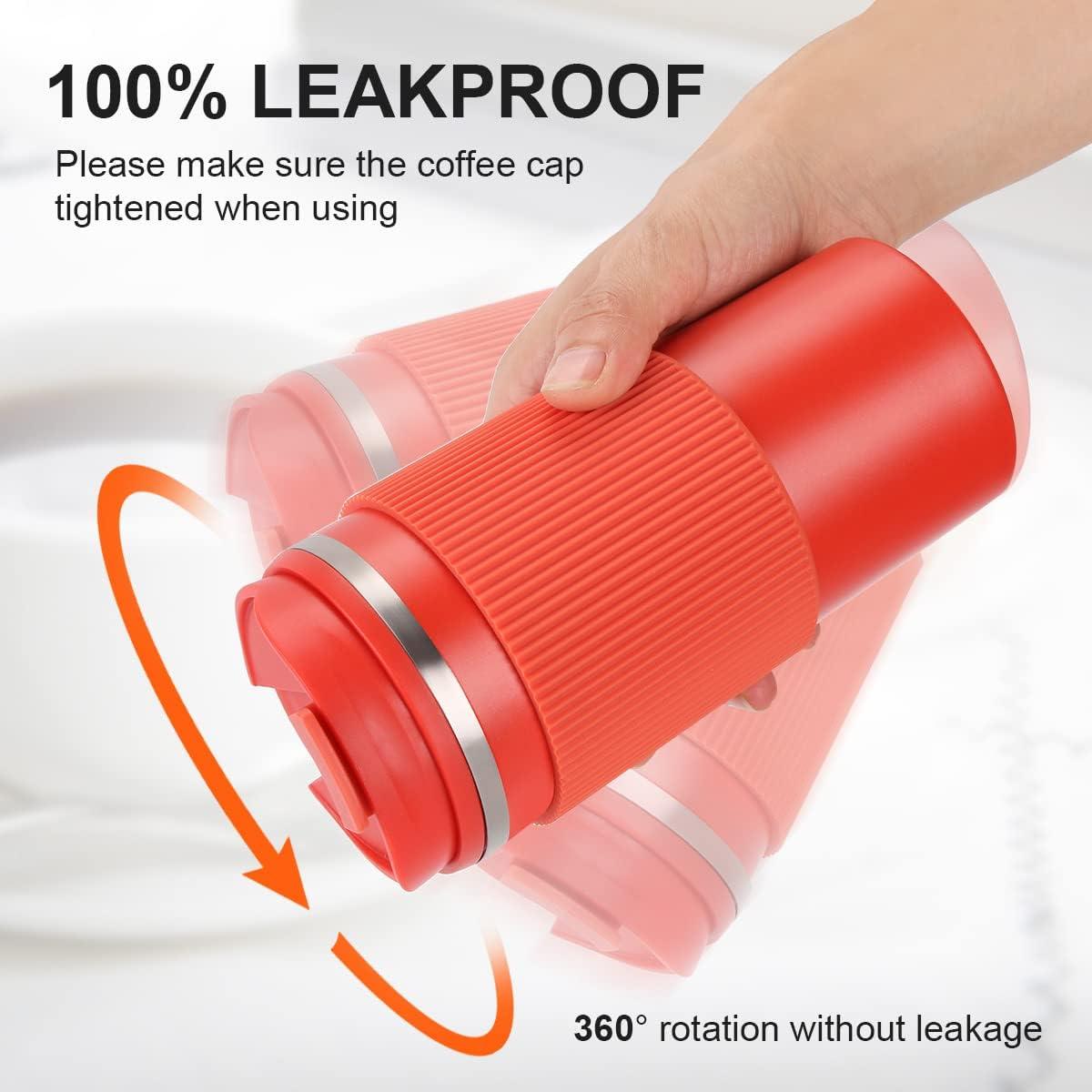 Cốc cà phê đẳng nhiệt, Minghaoyuan 500 ml cốc du lịch bằng thép không gỉ với nắp, cốc Cafe Insotherme cho cà phê, trà và bia
