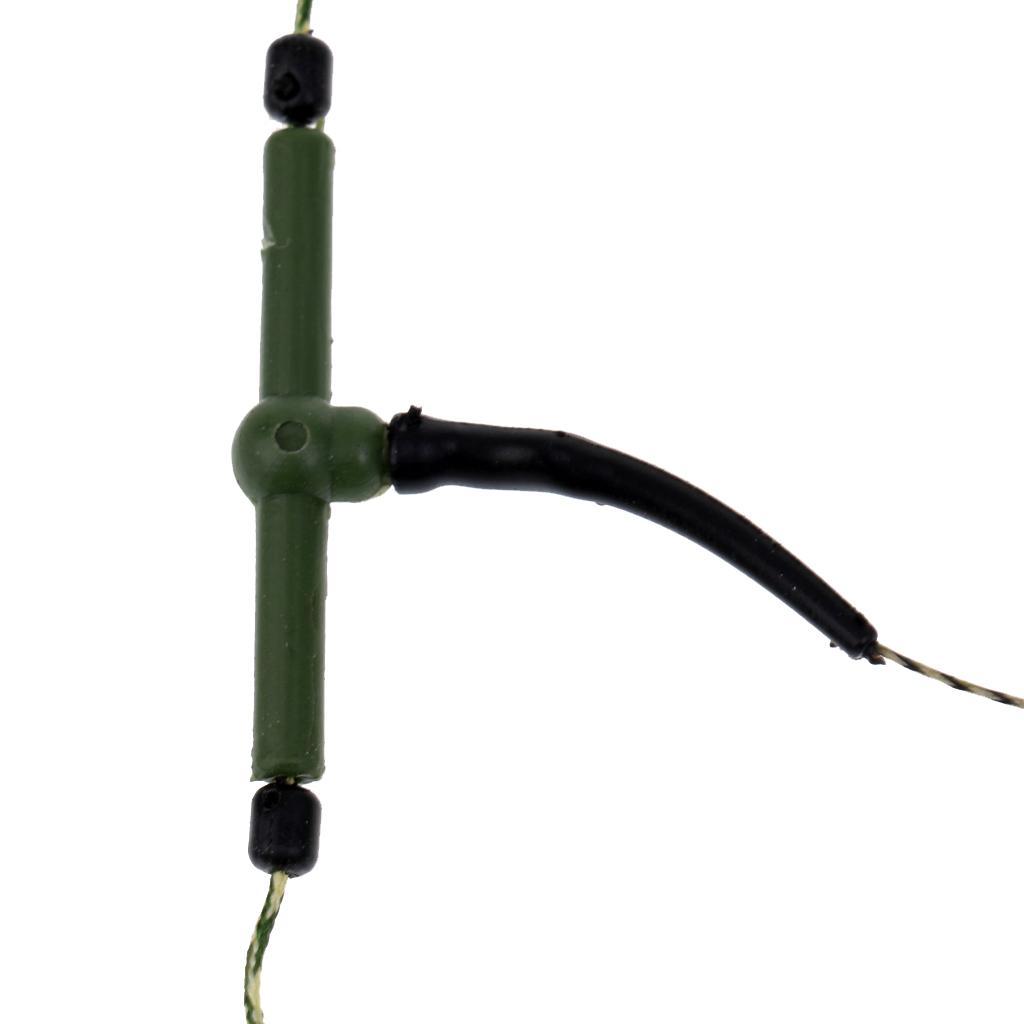 2pcs Carp Fishing Feeder Fishing Baits Cage Hook Rig Set Lead Sinker Tackle