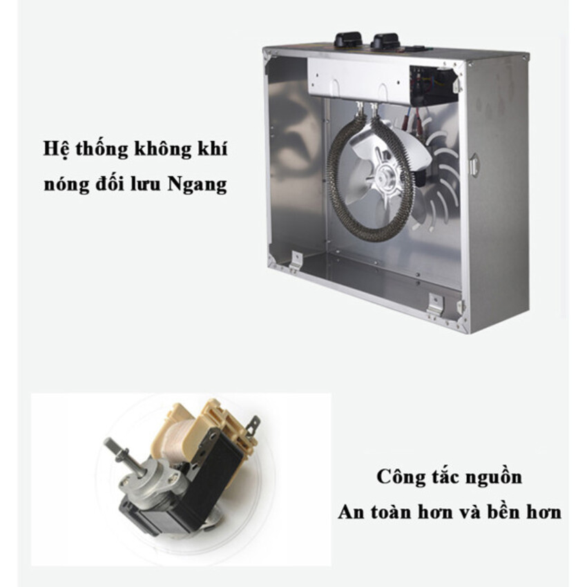 Máy sấy thực phẩm chuyên nghiệp dung tích lớn 59 lít 10 khay thương hiệu Mỹ Septree ST-01 - Hàng Nhập Khẩu