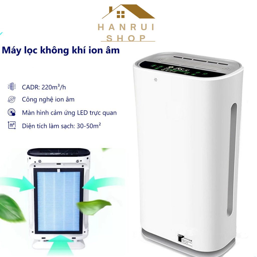 Máy lọc không khí công nghệ Hepa tạo ion âm UTECH AIR PURIFER cao cấp