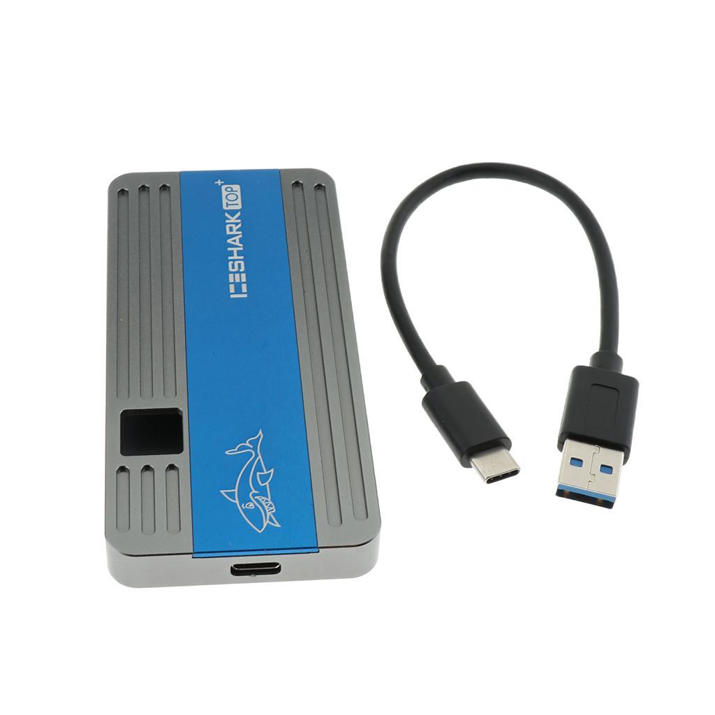 USB C Type-C to NVMe M.2 Mobile Hard Disk Box 10Gbps M.2 SSD Enclosure M Key