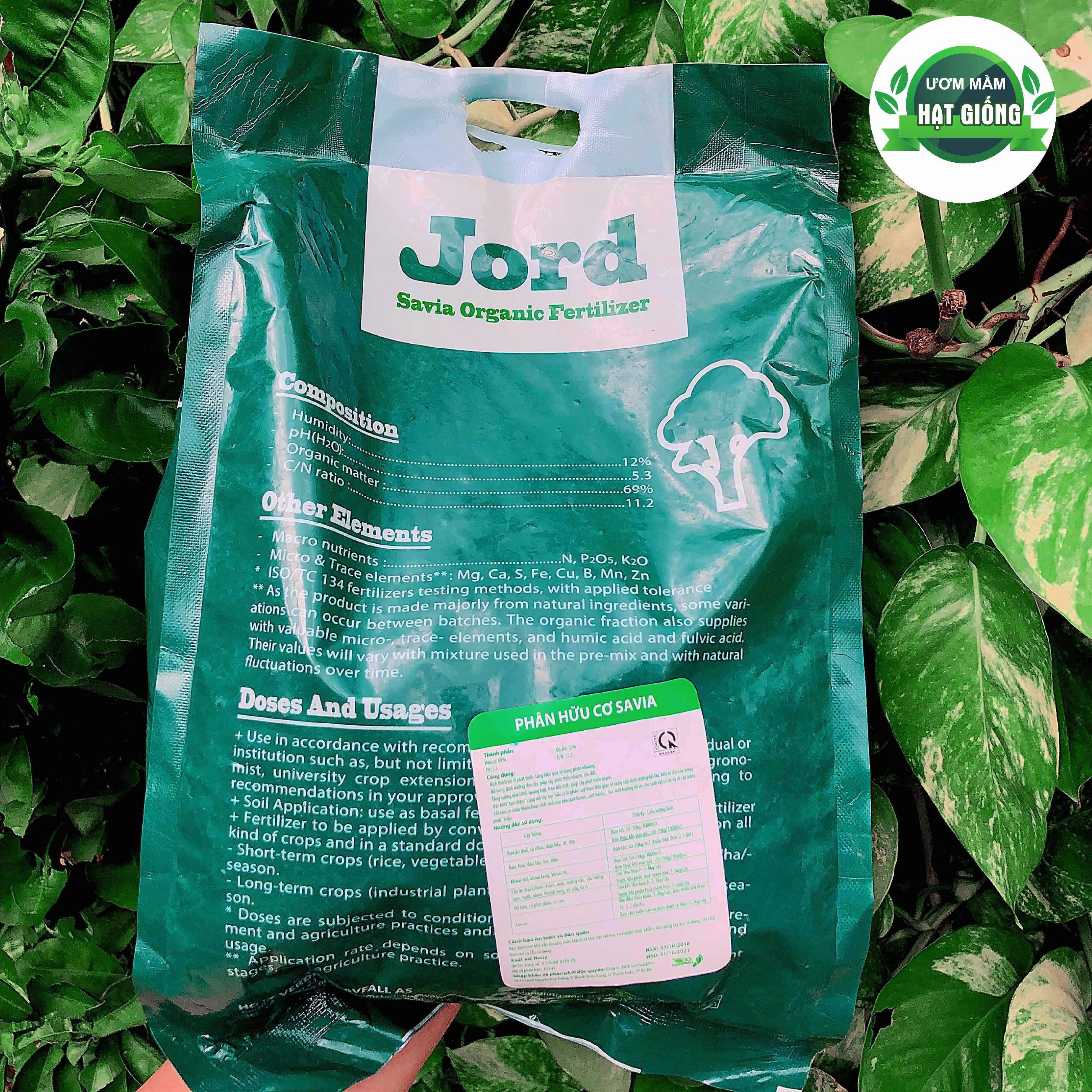 Phân hữu cơ tan chậm Jord- Nauy