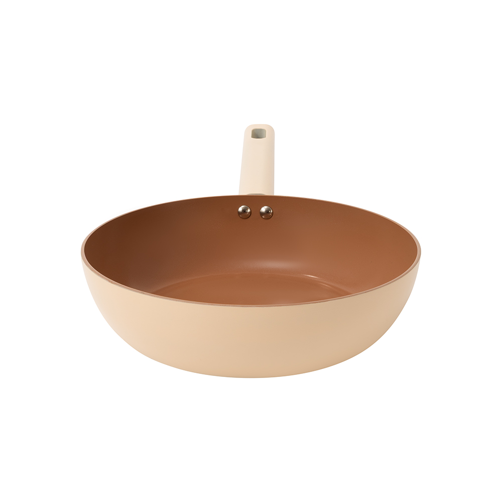 Chảo Chống Dính Ceramic Elmich Mocha EL5982MC Size 20,24,26,28cm, Hàng Chính Hãng - JoyMall