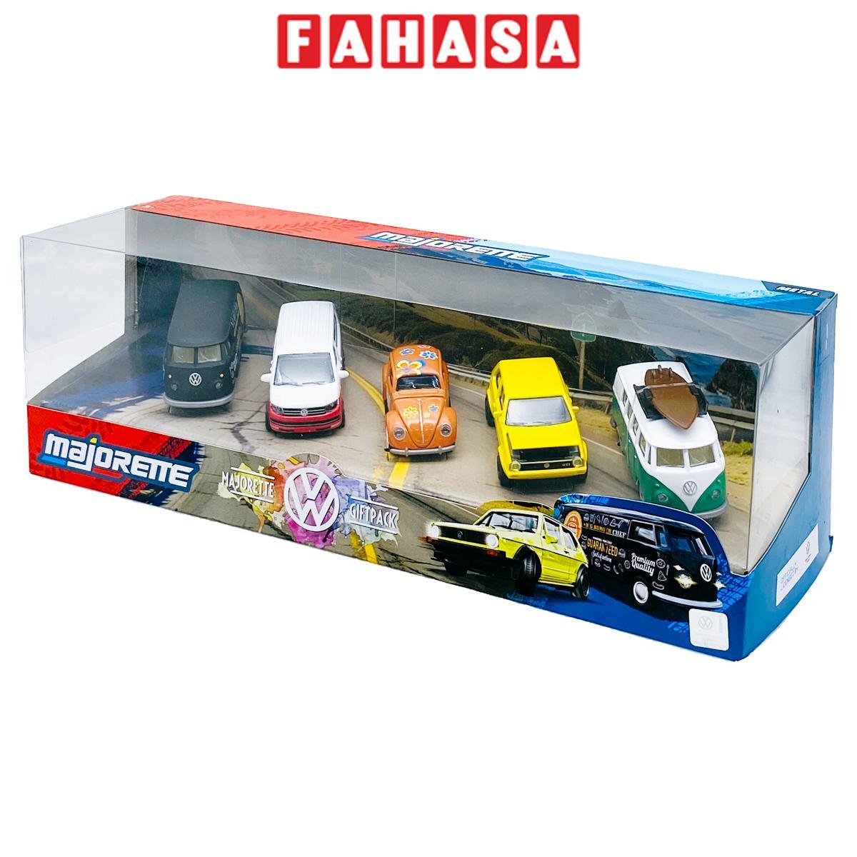 Bộ 5 Đồ Chơi Mô Hình Xe 5 Pieces Giftpack - Majorette 8502005000 - Volkswagen