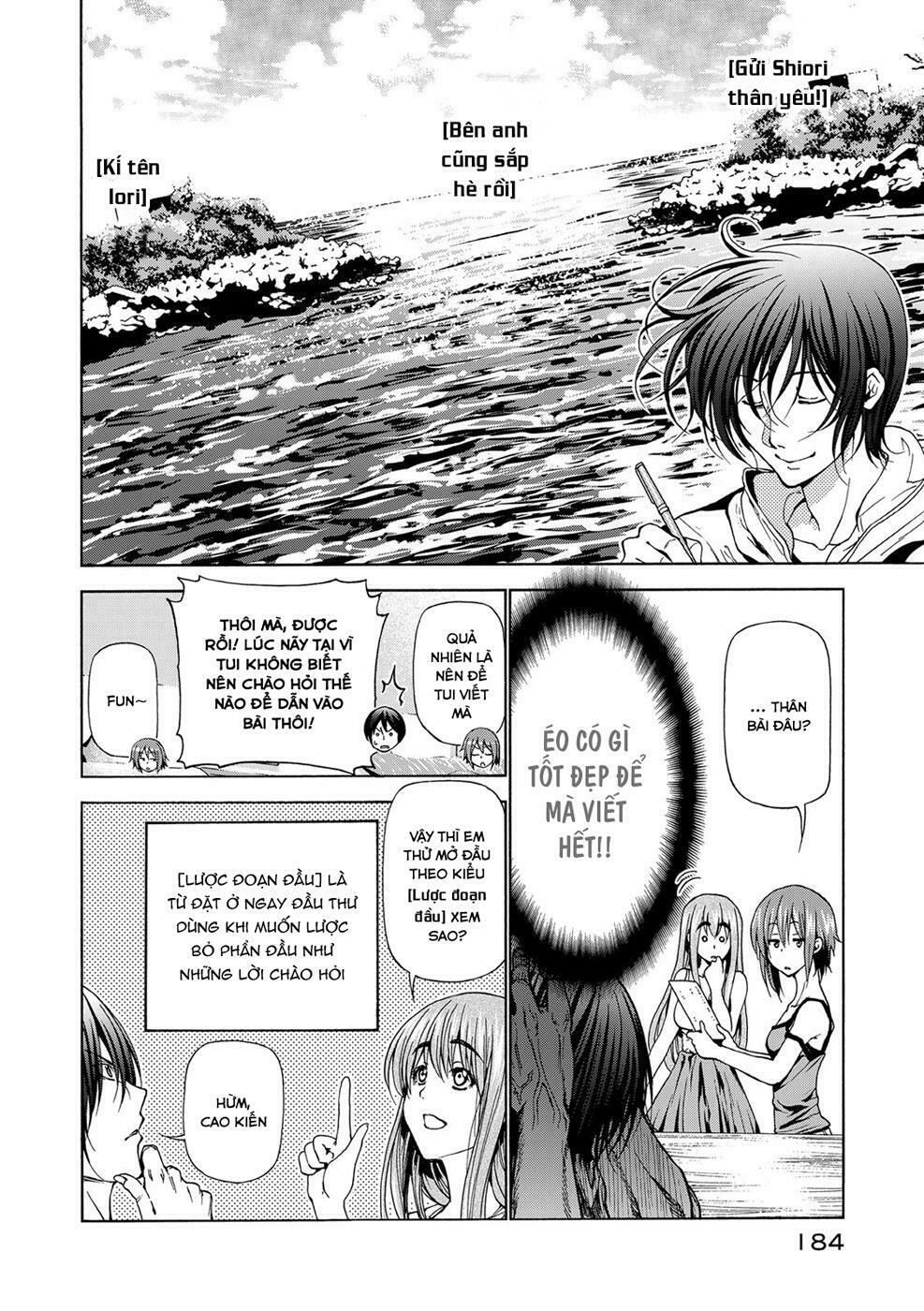 cô gái thích lặn - grand blue chapter 25.5 6