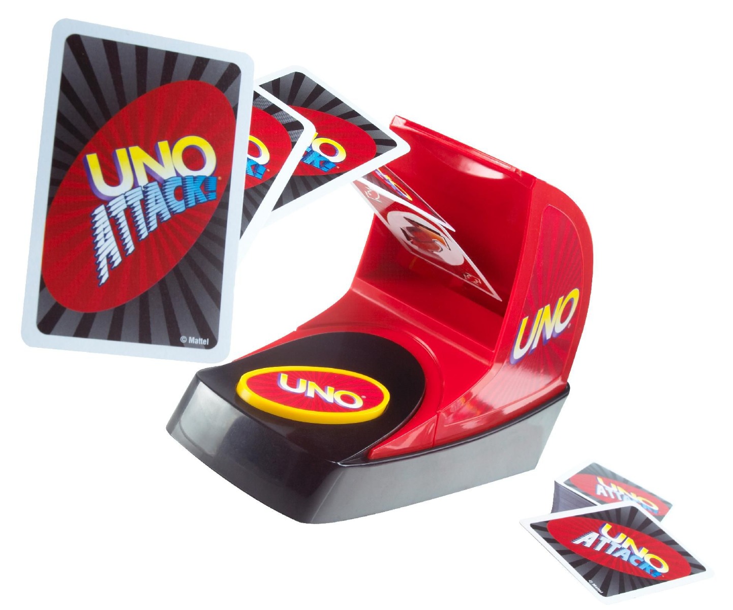 Đồ Chơi MATTEL GAMES Trò Chơi Trí Tuệ Uno Attack - Phiên Bản Máy Chia Thẻ Tự Động GXY78