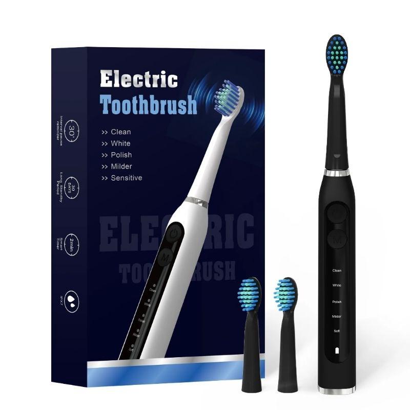 Bàn chải điện TEKKIN TI-862 5 chế độ tặng hộp đựng cá tính đánh cực mạnh  - hàng chính hãng
