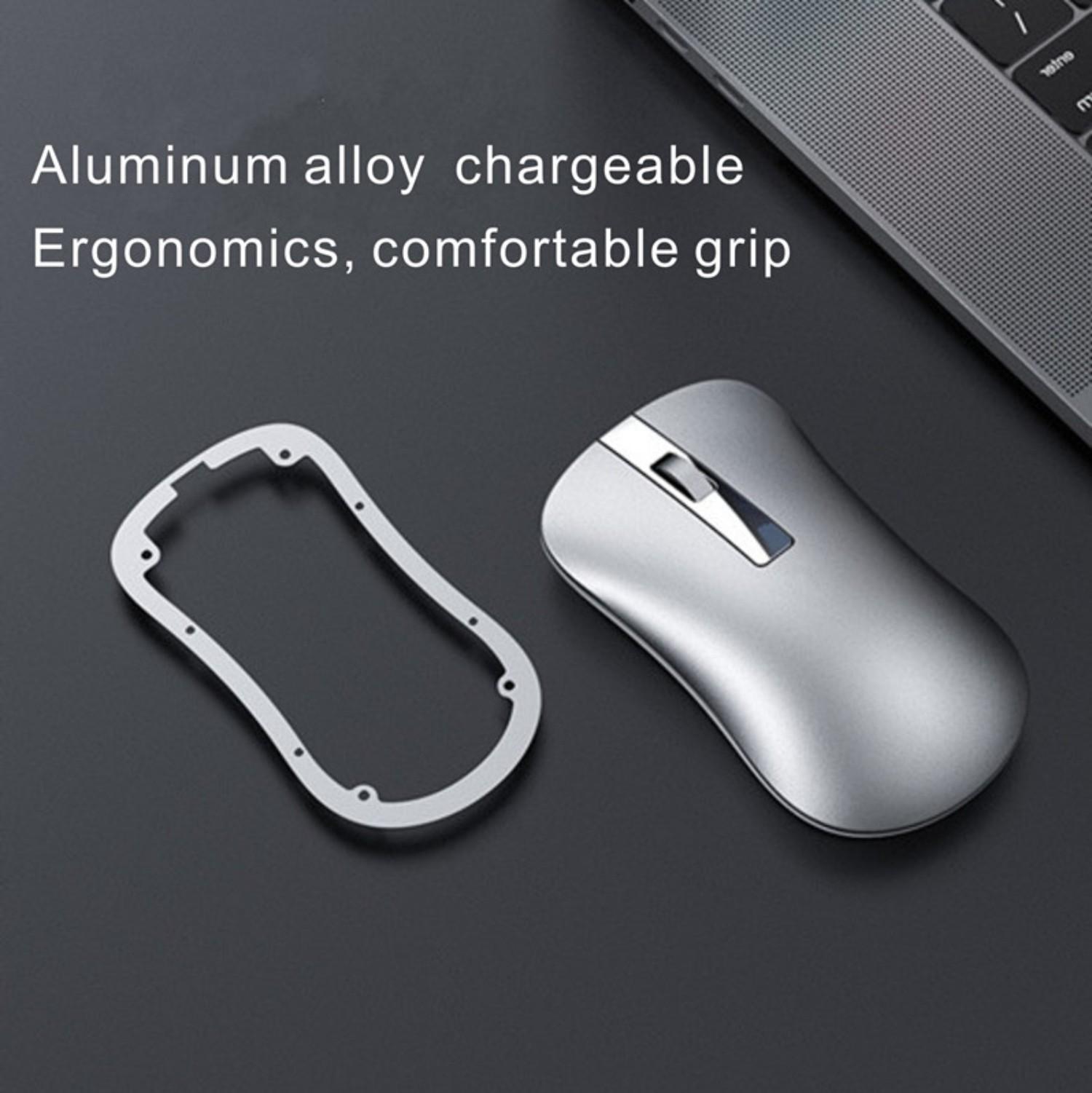 2.4G Không Dây Bluetooth Thiết Sạc Im Lặng Mỏng Hai Chế Độ USB Mause Dành Cho Máy Tính Laptop MacBook Lenovo Xiaomi HP laptop Dell