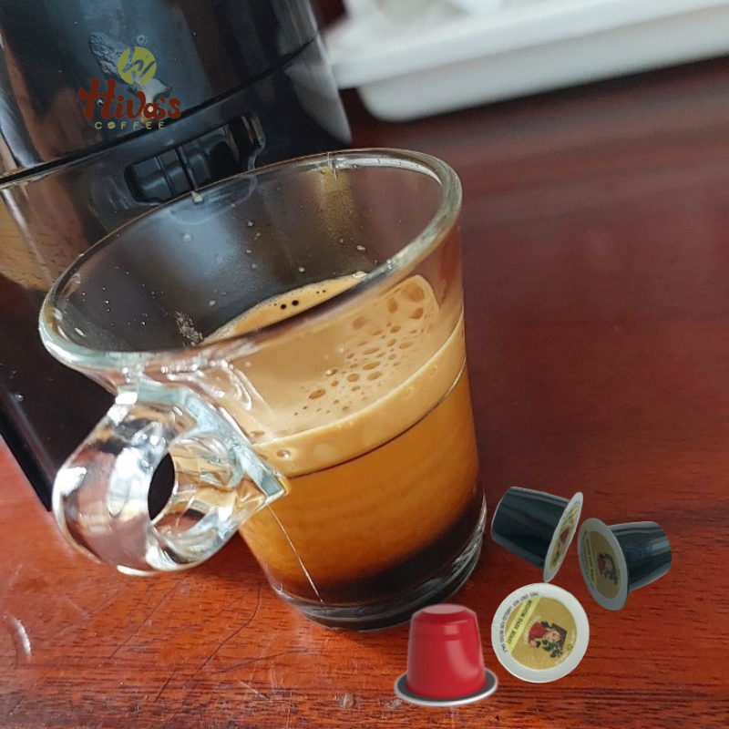 [Tiết kiệm] Cà phê viên nén Nespresso chính hãng HIVA'S COFFEE, túi zip 20 viên nhựa GU NHẸ - Nguyên chất, Thơm nồng nàn, Chua thanh, đắng nhẹ, hậu ngọt tự nhiên - Dòng TIẾT KIỆM. Giá TỐT tại xưởng