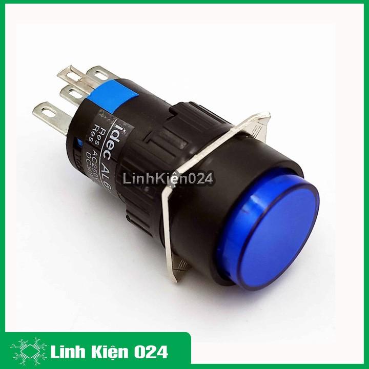 Nút Nhấn Đề 15mm-24VDC AL6- A Nhấn Giữ Có Đèn