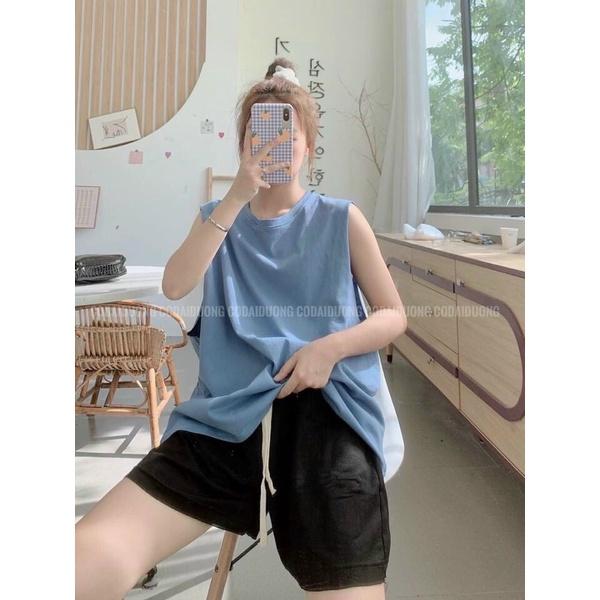 SIÊU HOT Áo Thun Ba Lỗ TanK Top Oversize Nhiều Màu - Áo Tank Top Free Unisex Nam Nữ Đều Mặc Được (k kèm áo trong