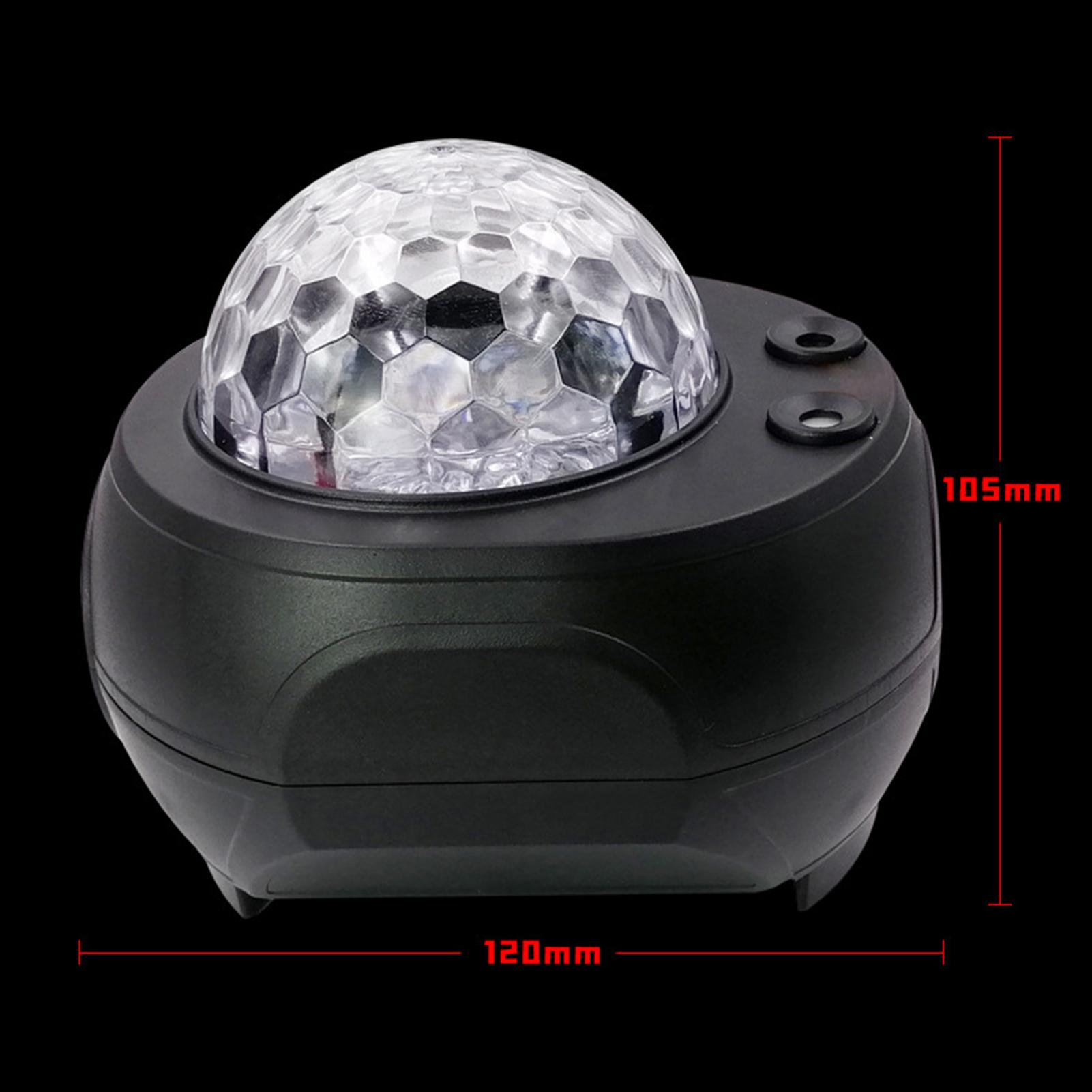Projection Lamp New Style Child Fantasy Star Light Projector Music Atmosphere Rotate Water Pattern Projection Lamp
