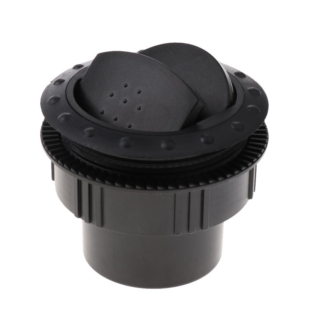 RV Motorhome Truck Trailer Interior Side Roof Air Vent Exhaust Outlet Black