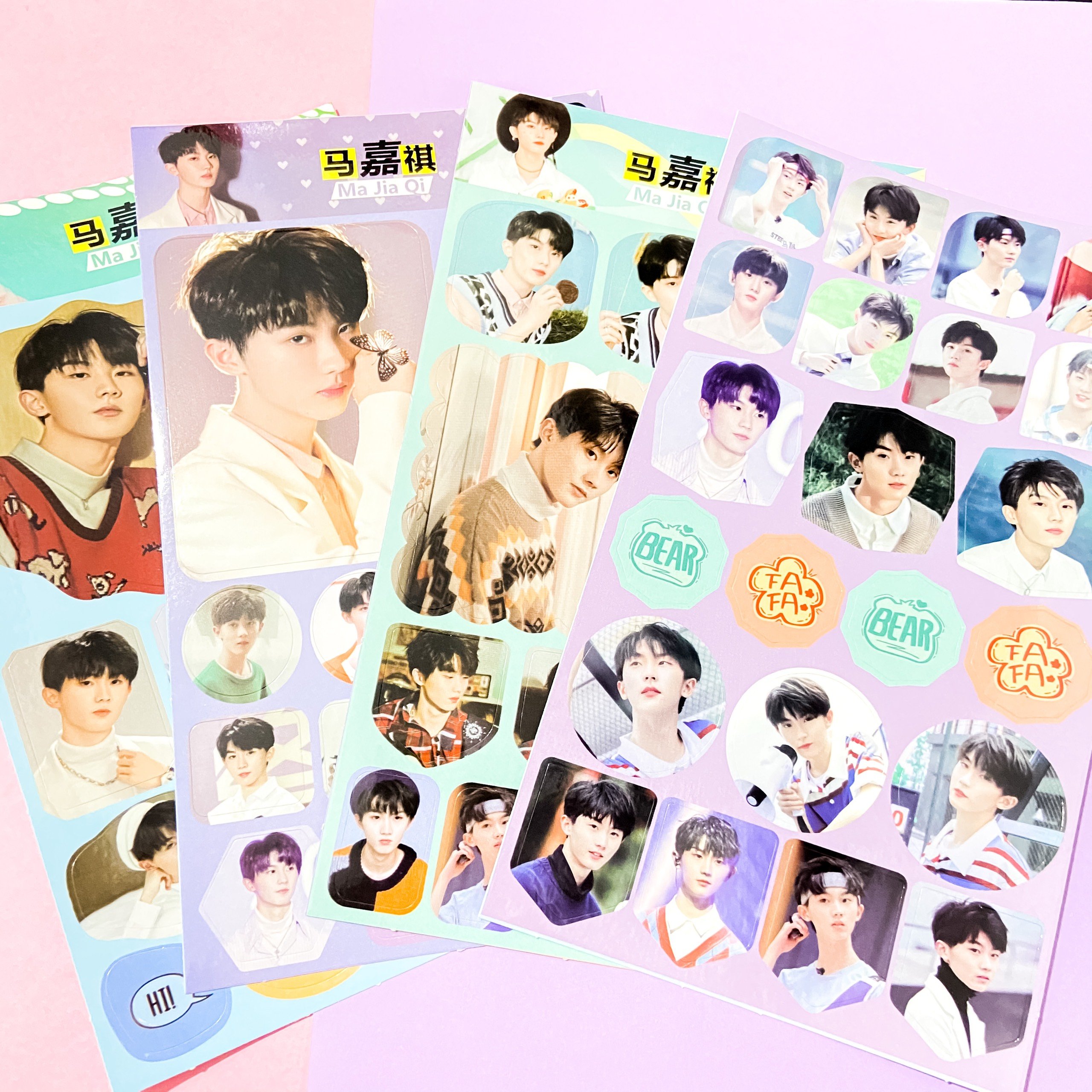 ( 12 tấm ) Ảnh dán sticker in hình thành viên TNT THỜI ĐẠI THIẾU NIÊN ĐOÀN trang trí idol thần tượng xinh xắn