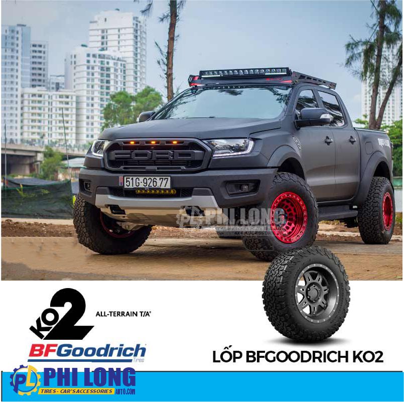 LỐP BFGOODRICH ALL-TERRAIN T/A KO2 LT285/60R18 (MADE IN USA)