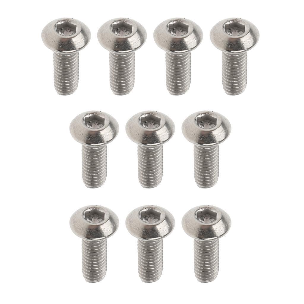 20x GR1 Titanium Alloy agon Button Head Cap Bolts Screw