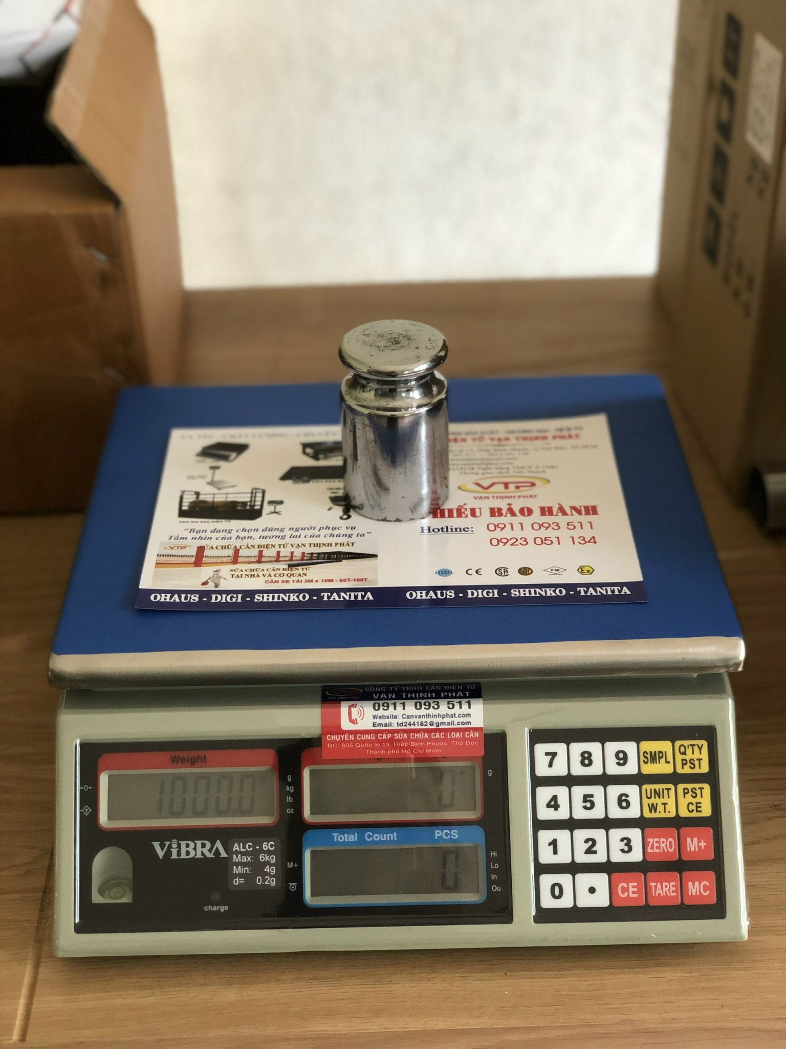 Cân Điện Tử VIBRA ALC 30 kg