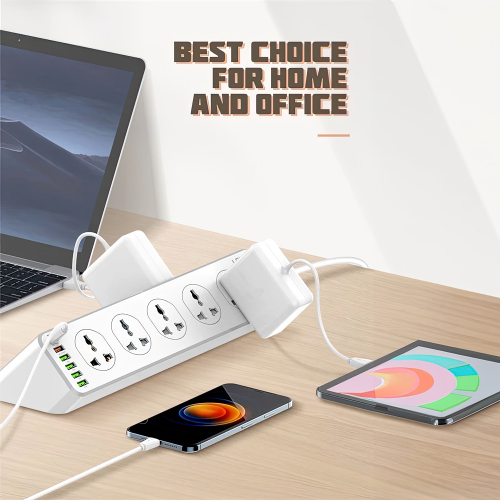 Ổ CẮM ĐIỆN 10 CỔNG 2500W LDNIO SC10610 - HÀNG CHÍNH HÃNG
