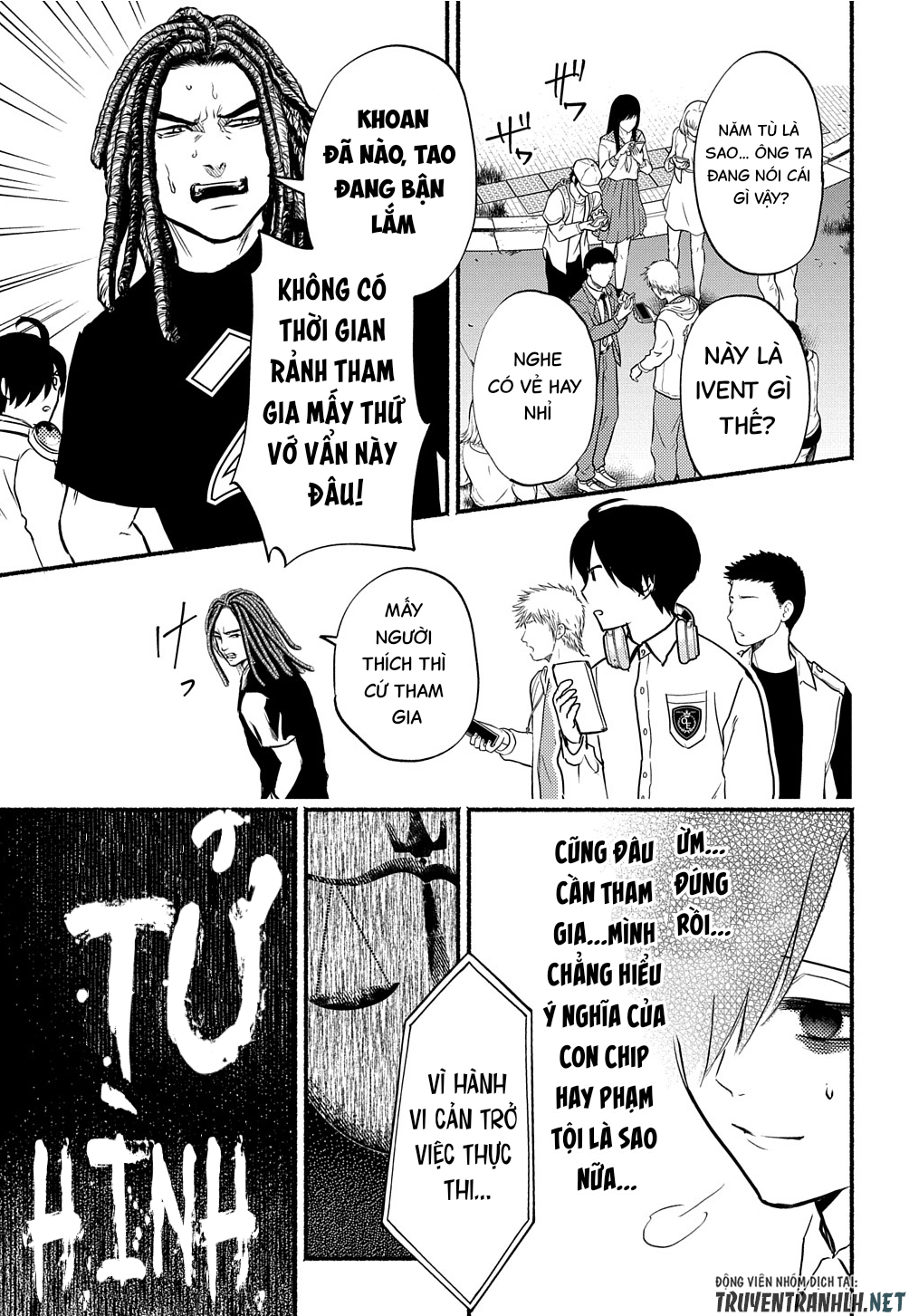 nếu ở thế giới mà dù có làm gì cũng không bị kết tội, bạn sẽ làm gì? chapter 1 9