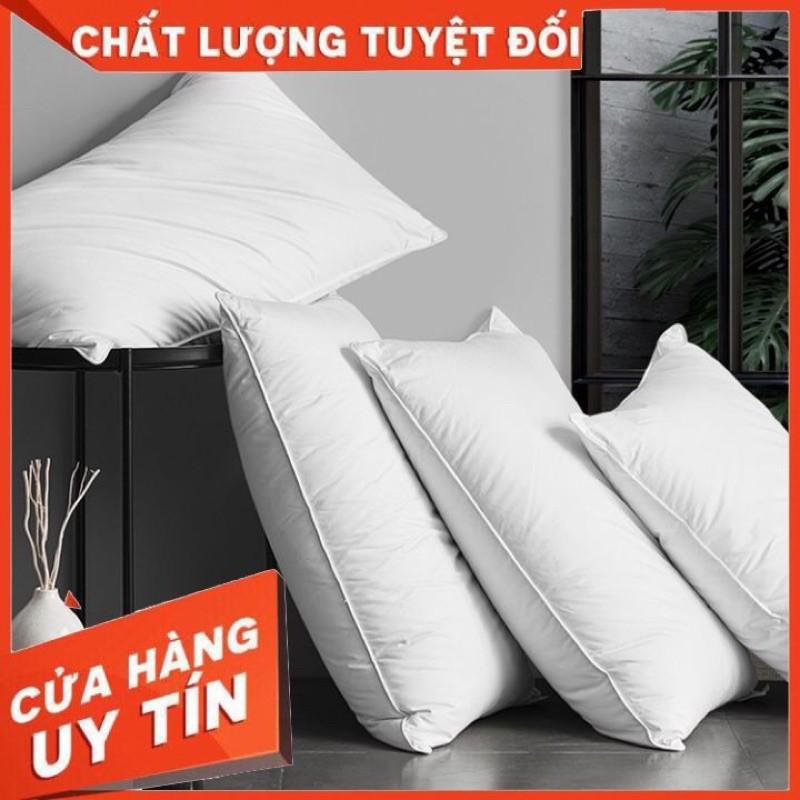 Ruột gối nằm trẻ em 35x50cm lông vũ nhân tạo cao cấp, có khoá kéo (Gòn microfiber)