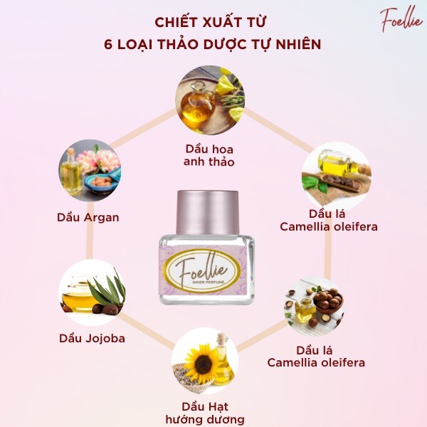 Nước hoa vùng kín Foellie Eau De Innerb Perfume -Tuileries khử mùi 5ml 