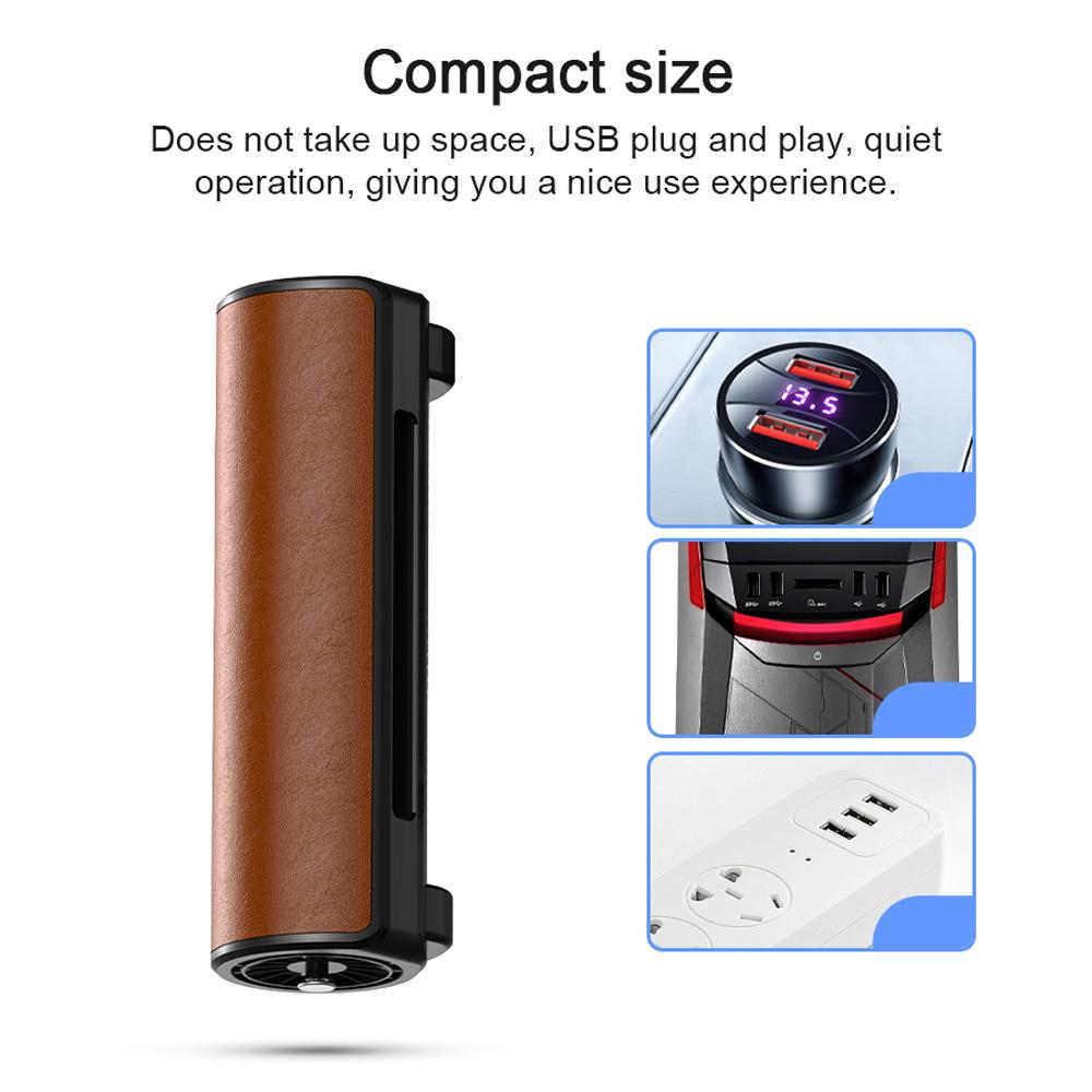 Car Seat Ventilation Fan USB Cooling Fan Air Circulation Electric Fan Low Noise with 3 Adjustable Wind Speeds Switch for Car Truck SUV