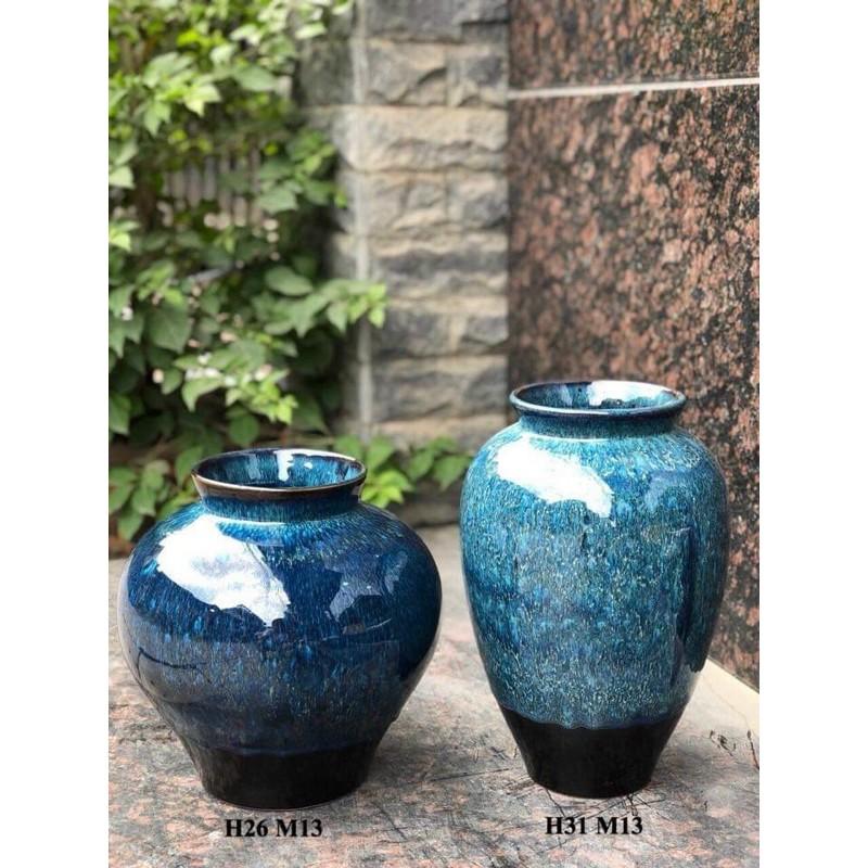 Bình cắm hoa- trang trí. Gốm sứ Bát Tràng.