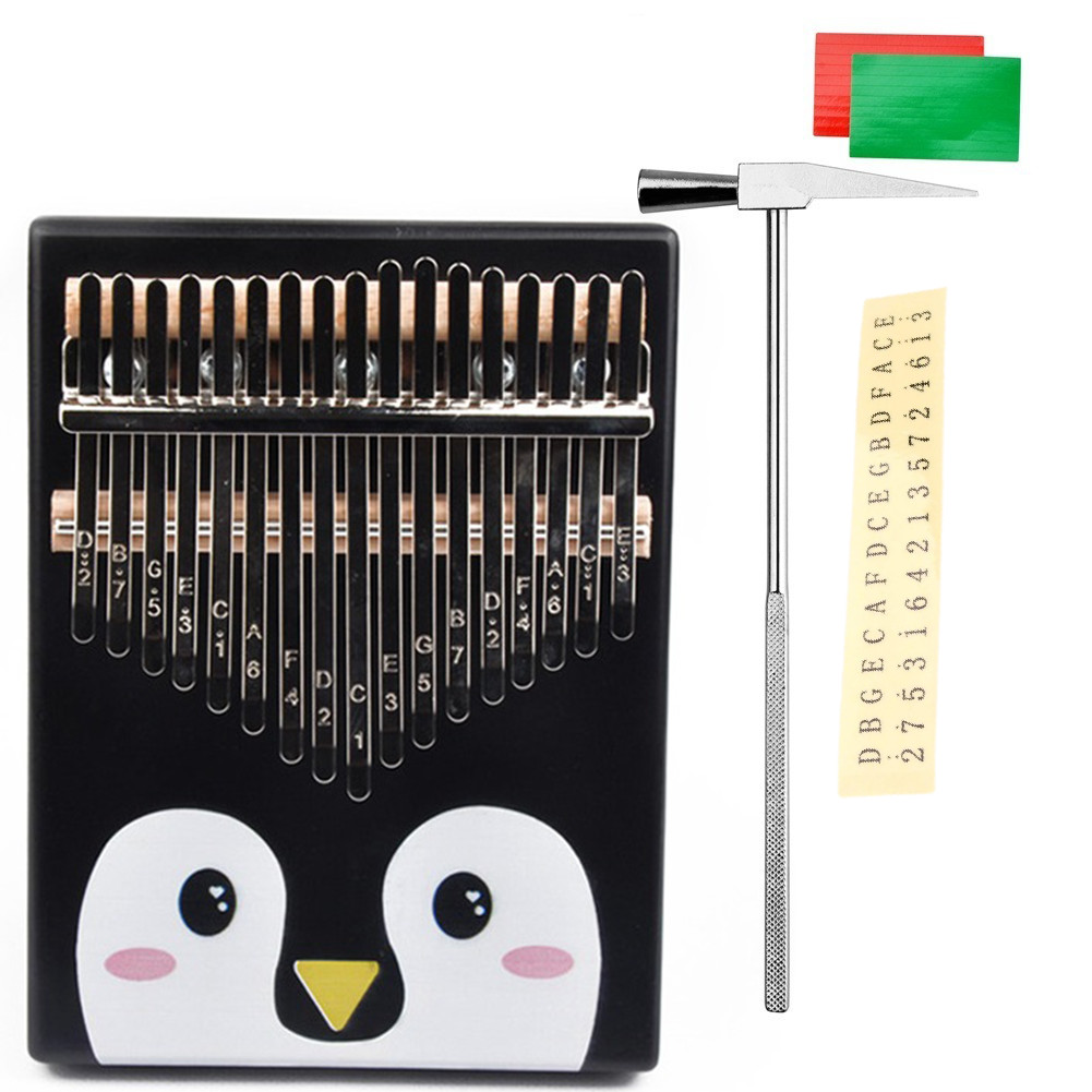 Đàn kalimba 17 phím chính hãng âm thanh tựa đàn piano đàn hạc không tịt nốt sử dụng bằng ngón tay cái tặng Hướng dẫn sử dụng TONIC KALIMBA -M17