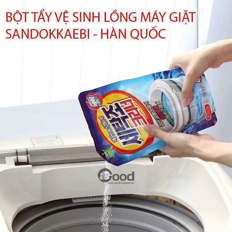 Bột tẩy vệ sinh lồng máy giặt Sandokkaebi Hàn Quốc
