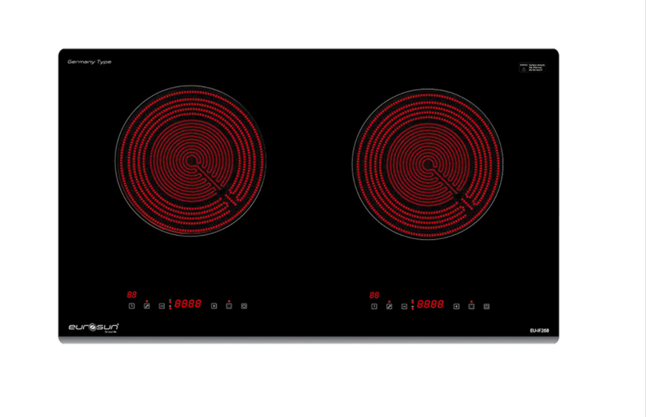 Bếp điện đôi Eurosun EU-IF268S hàng chính hãng