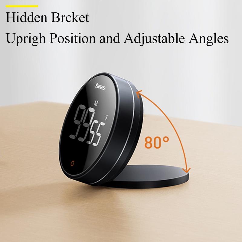 Đồng hồ led kỹ thuật Baseus Timer số hẹn giờ có nam châm trang trí nhà bếp
