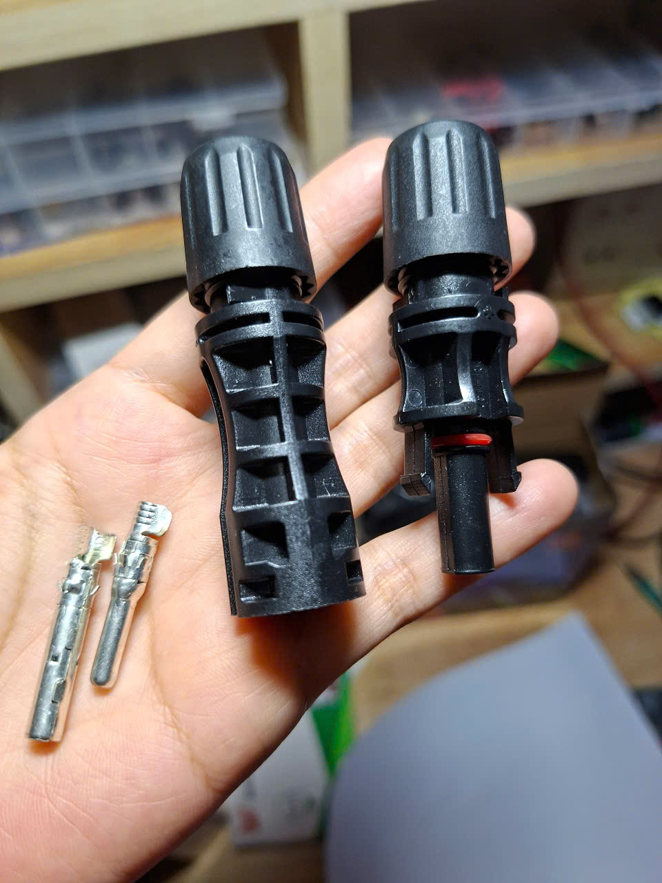 Combo 10c Jack kết nối MC4 1500V cút nối chuyên dụng cho cáp pin năng lượng