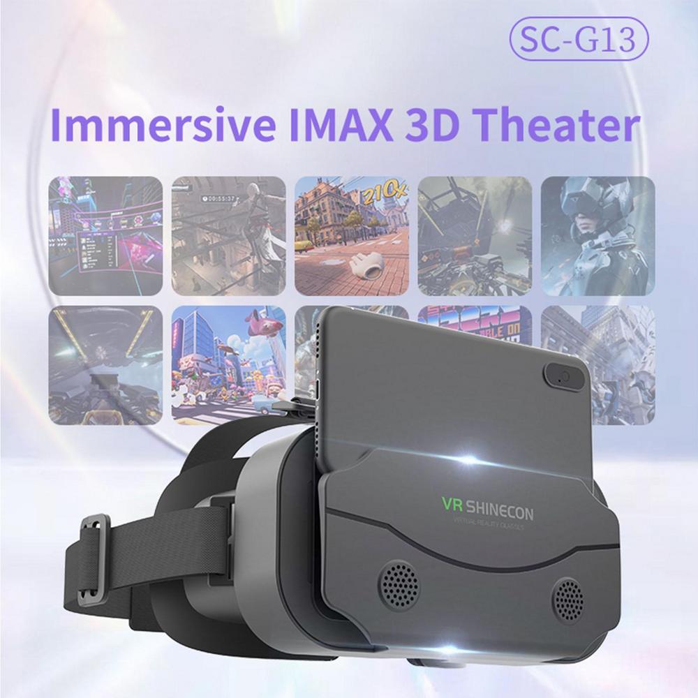 VR BOX Shinecon G13 - Kính Thực Tế Ảo 3D Cho Điện Thoại Từ 4.7 - 7 Inch Góc Nhìn Lên Tới 100 Độ - Hàng Chính Hãng