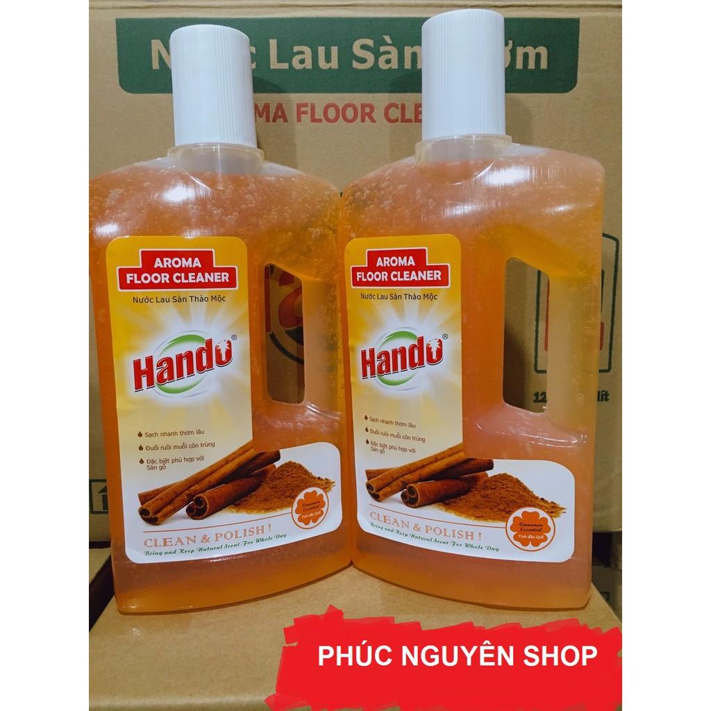 Bộ 6 chai nước lau sàn Hando 1L (1 chai/ 1 lít)