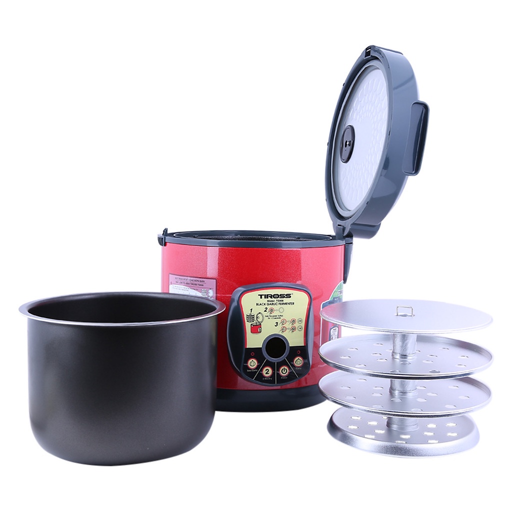 Máy Làm Tỏi Đen Tiross TS908 - Đỏ - Hàng chính hãng