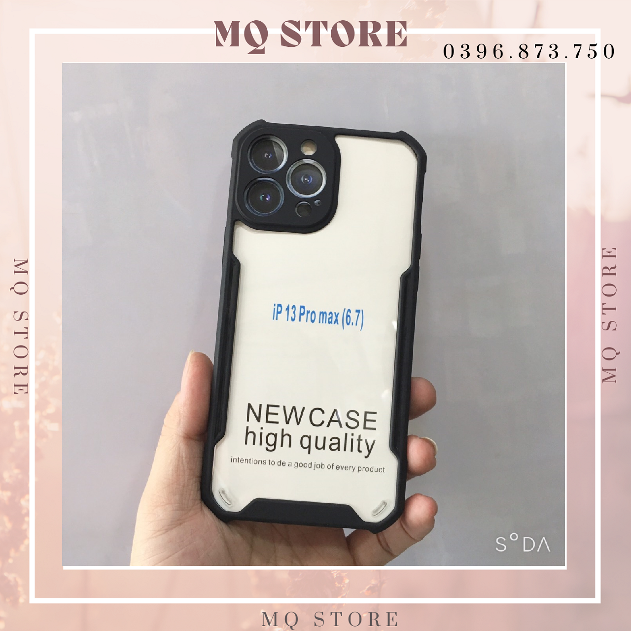 Ốp lưng viền màu lưng trong chống sốc, chống ố vàng dành cho iPhone 13, 13Pro, 13 Pro Max