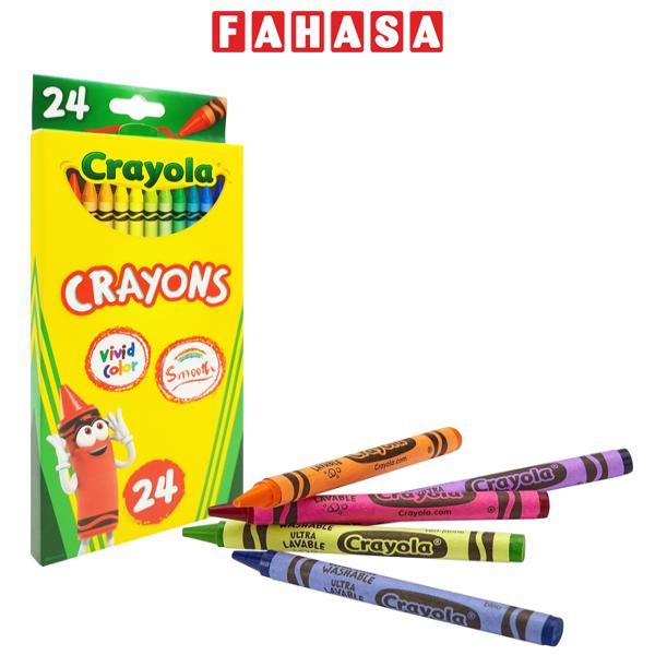 Hộp 24 Bút Sáp Màu Phiên Bản Mới - Crayola 523030