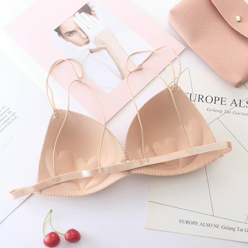 Áo bra su dây mảnh đệm tim cài khuy trước sexy 820 hottrend