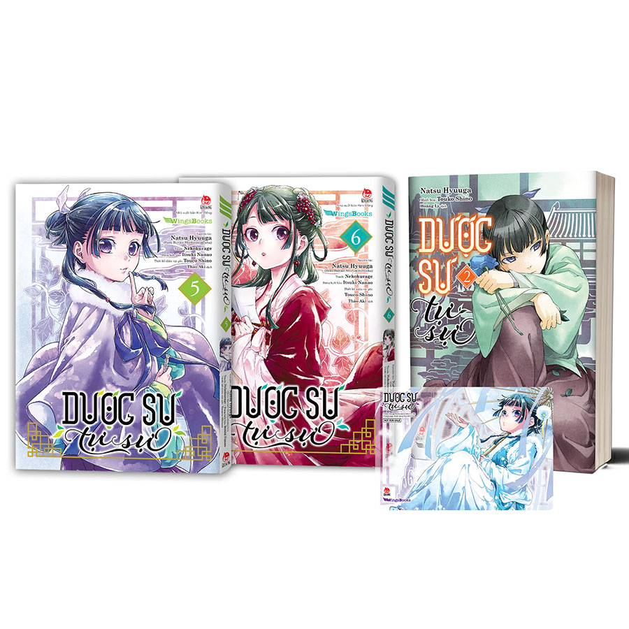 Dược Sư Tự Sự (Combo 2 Manga Tập 5- 6 + 1 Light-Novel Tập 2 ) [Tặng Standee Ivory + Bookmark + Postcard Có Chân Đế + Postcard PVC]