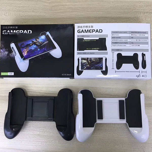 Tay Cầm Chơi Game Gamepad Hỗ Trợ Chơi Game Trên Điện Thoại Có Giá Đỡ (Trắng) - Hàng Nhập Khẩu