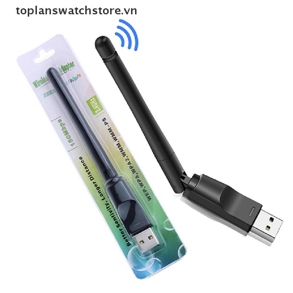 Thẻ Mạng Không Dây MT7601 Mini USB WiFi 150Mbps RTL8188 Cho Máy Tính / Laptop 2.4GHz