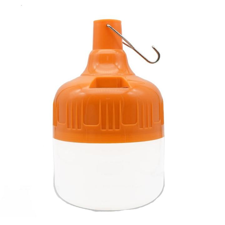 Bóng Đèn Led Sạc Tích Điện 100W Có Móc Treo Không Cần Dây Điện - Đèn Sạc Không Dây - Loại Tốt