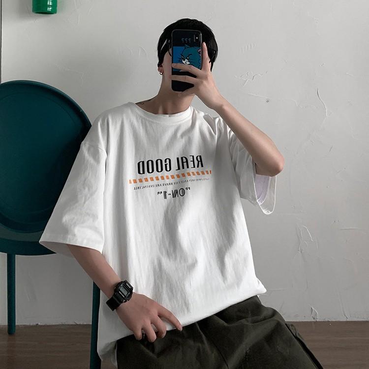 Áo thun tay lỡ Real Good