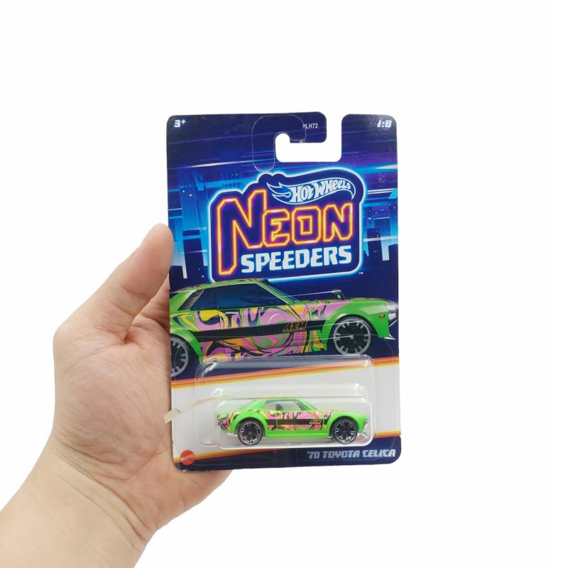 Đồ Chơi Mô Hình Siêu Xe - Hot Wheels Neon Speeders HRW67/HLH72 - '70 Toyota Celica