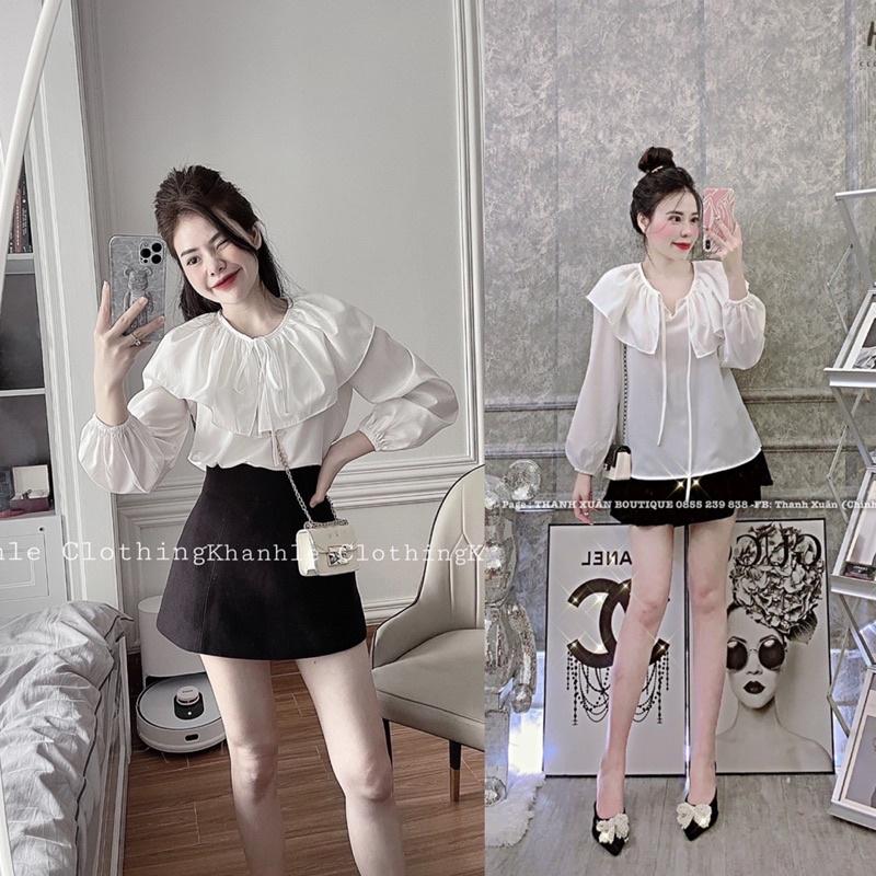 Áo Thô Cổ Bèo Siêu Xinh Áo Nữ Kiểu Có Ảnh Thật Kèm Video