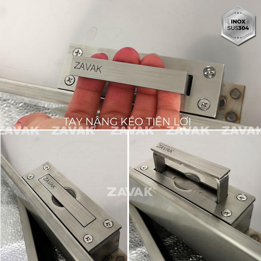 Nắp bể ngầm Inox Zavak MHI 450x450